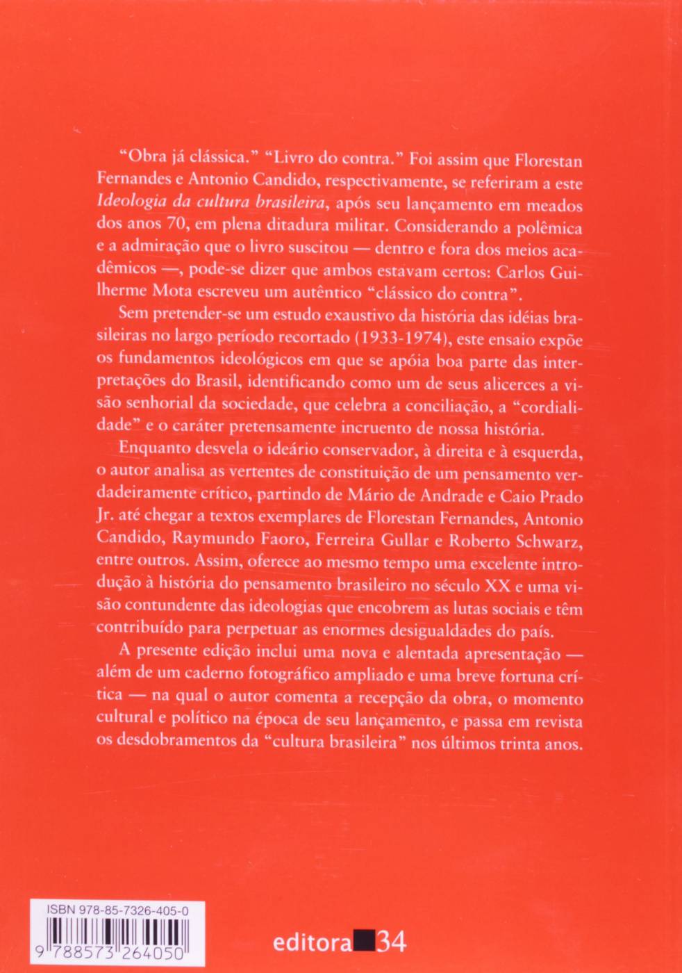 Ideologia da cultura brasileira (1933 - 1974)