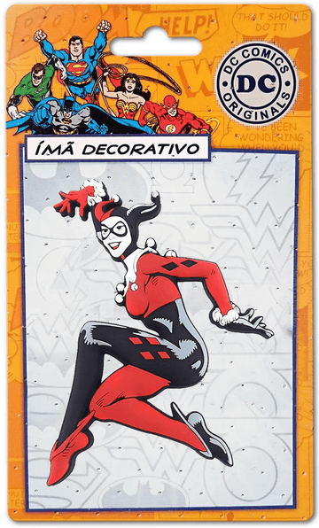 Imã Decorativo - DC - Arlequina