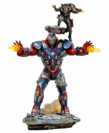 Iron Patriot & Rocket - Avengers: Endgame - Bds Art Scale 1/10 - Iron Studios