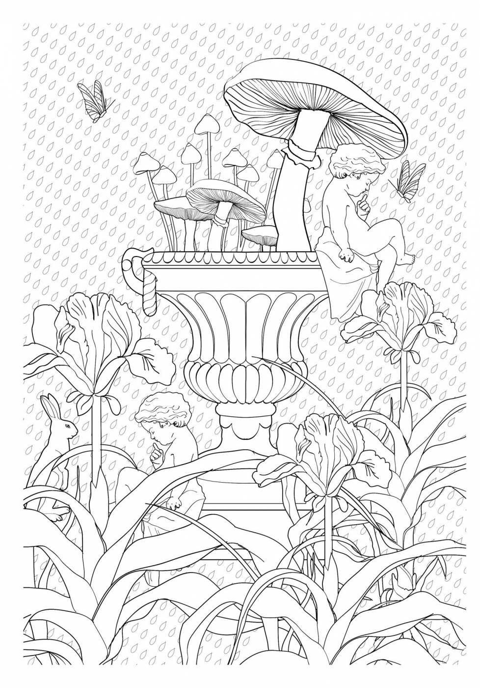 Jardim Encantado - Livro de Colorir Antiestresse