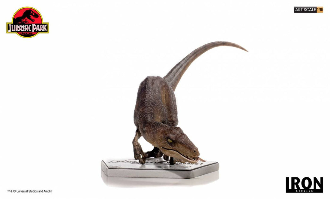 Jurassic Park - Velociraptor Crouching  - Art Scale 1/10