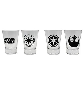 Kit com 4 Copos de Shot - Star Wars