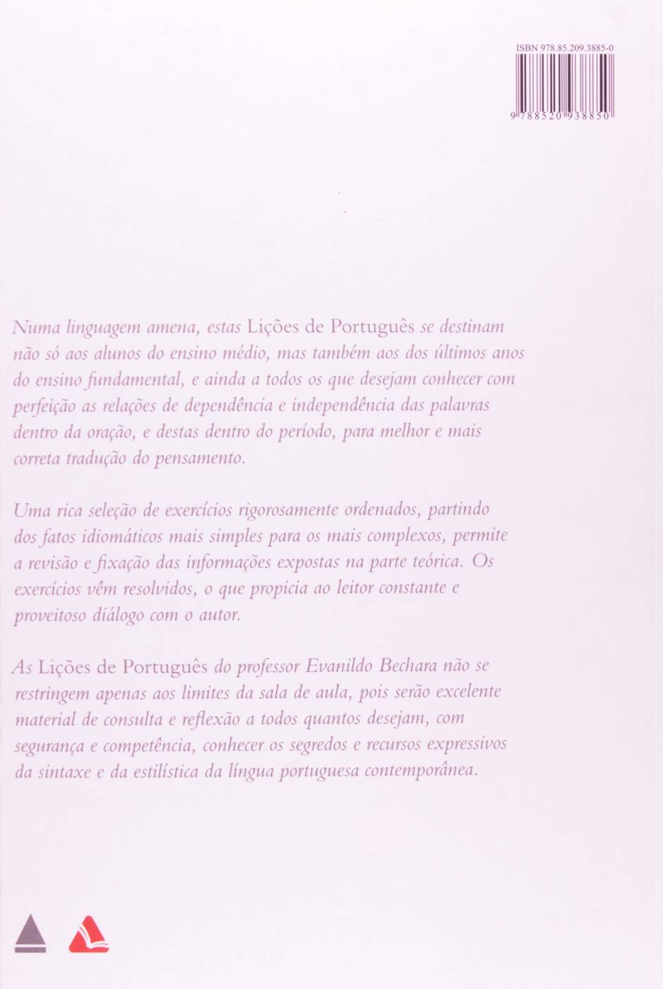 Lições de Português Pela Análise Sintática