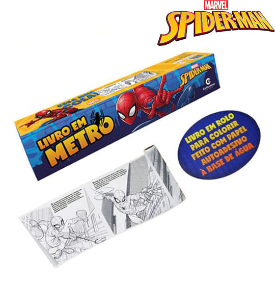 Livro em Metro Homem Aranha