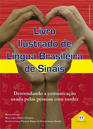 Livro Ilustrado de Língua Brasileira de Sinais - Capa Vermelha