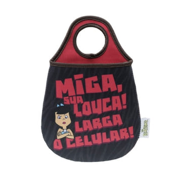 Lixeira de Carro - Betty - Cinza/Rosa