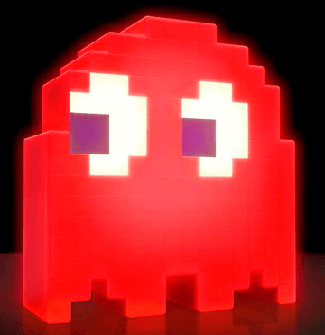 Luminária - Pac-Man - Vermelha