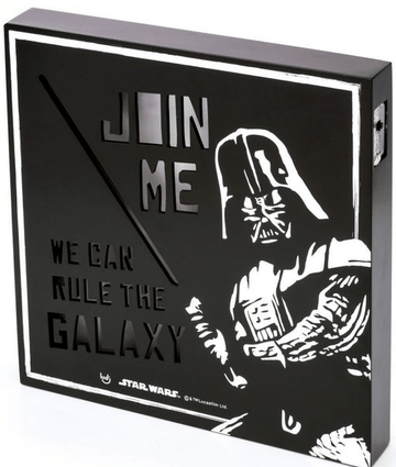 Luminária Quadro Star Wars Império Darth Vader