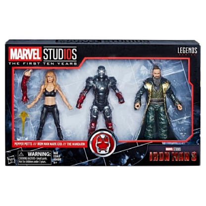 Marvel Studios: The First Ten Years - Legends Series - Iron Man 3 - Pepper Potts, Iron Man Mark XXII and The Mandarin