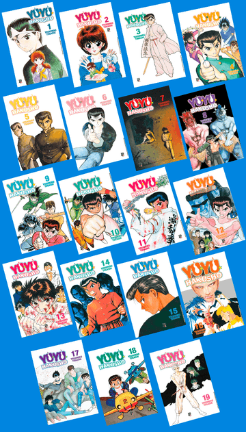 Mega Pack Yu Yu Hakusho - Vols.1 ao 19 - COLEÇÃO COMPLETA