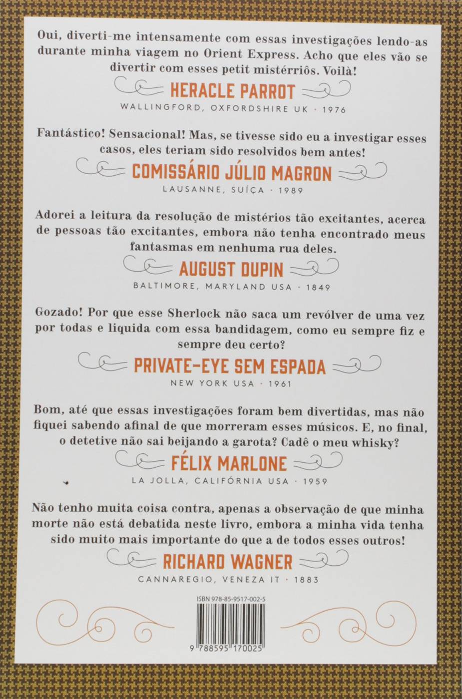 Melodia mortal: Sherlock Holmes investiga as mortes de gênios da música