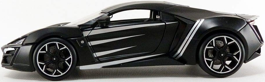 Metals Die Cast - Black Panther & Lykan Hypersport