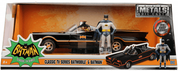 Metals Die Cast - Classic TV Series Batmobile & Batman