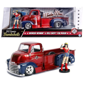 Metals Die Cast - Mulher Marvailha 1952 Chevy Coe Pickup