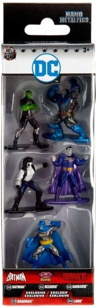 Metals Die Cast - Nano Metalfigs - DC 5 Pack B