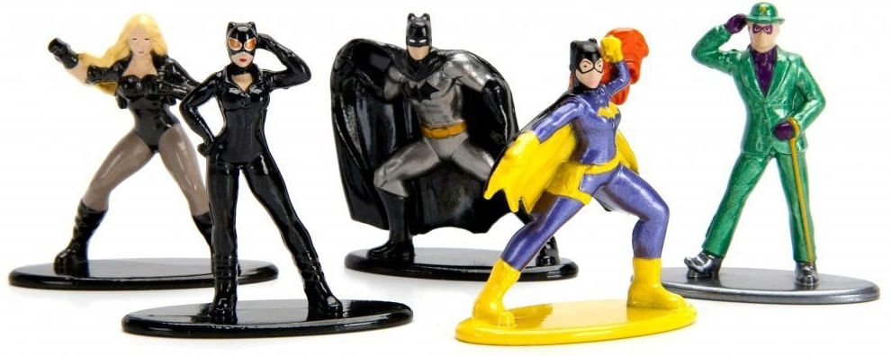 Metals Die Cast - Nano Metalfigs - DC 5 Pack