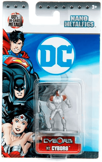 Metals Die Cast - Nano Metalfigs - DC - Cyborg