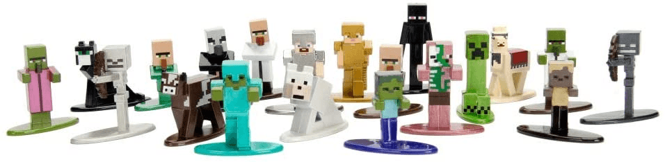Metals Die Cast - Nano Metalfigs - Minecraft 20-Pack