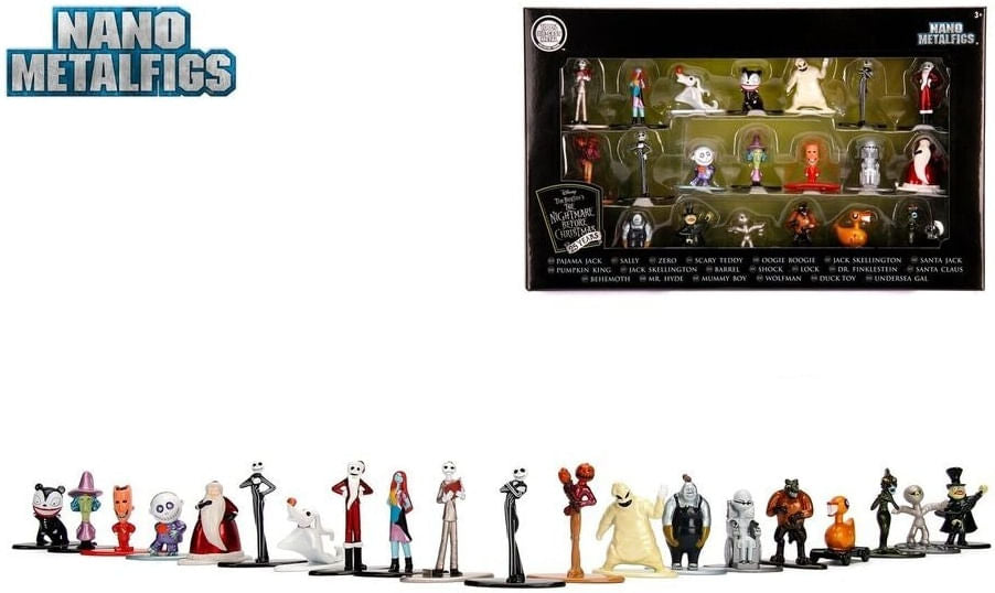 Metals Die Cast - Nano Metalfigs - The Nightmare Before Christmas - Pack c/ 20