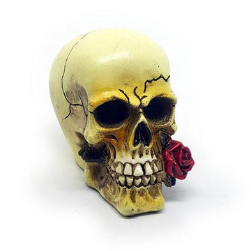 Mini Caveira Rosa Vermelha