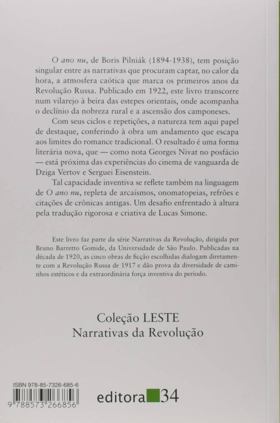 Narrativas da Revolução - O Ano Nu - Boris Pilniák