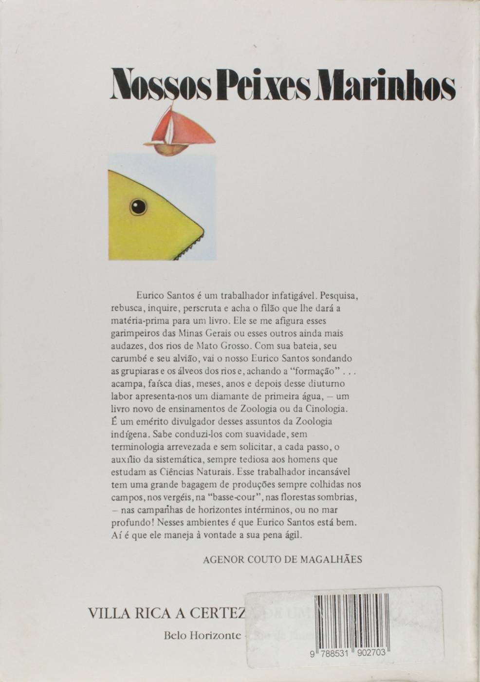 Nossos Peixes Marinhos - Eurico Santos