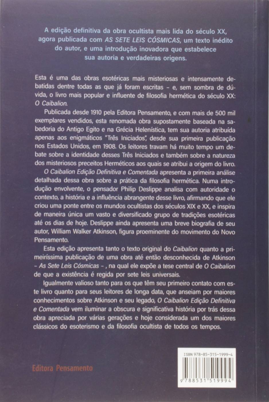 O Caibalionn - Edição Definitiva e Comentada - William Walker Atkinson