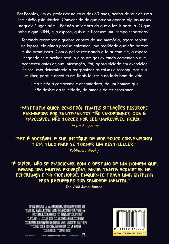 O Lado Bom da Vida - Matthew Quick