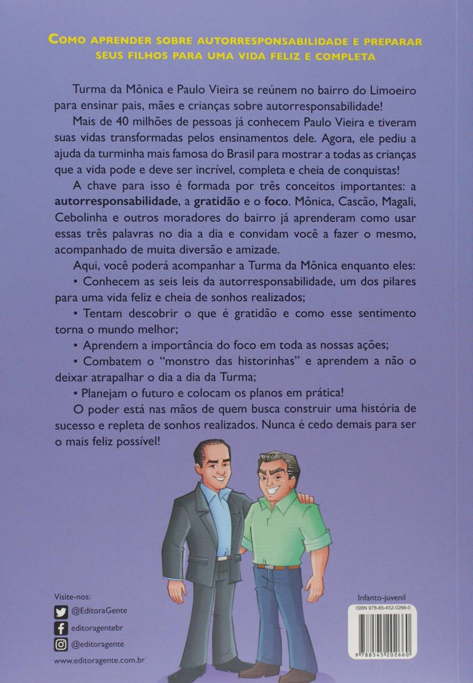 O Poder da Ação Para Crianças- Paulo Vieira e Mauricio de Sousa