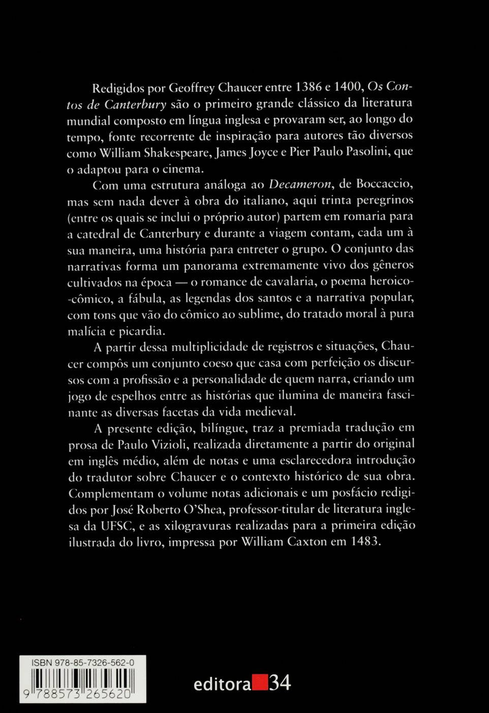 Os Contos de Canterbury - Geoffrey Chaucer