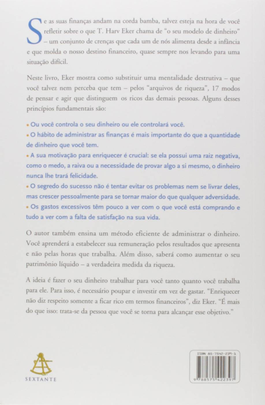 Os Segredos da Mente Milionária - T. Harv Eker