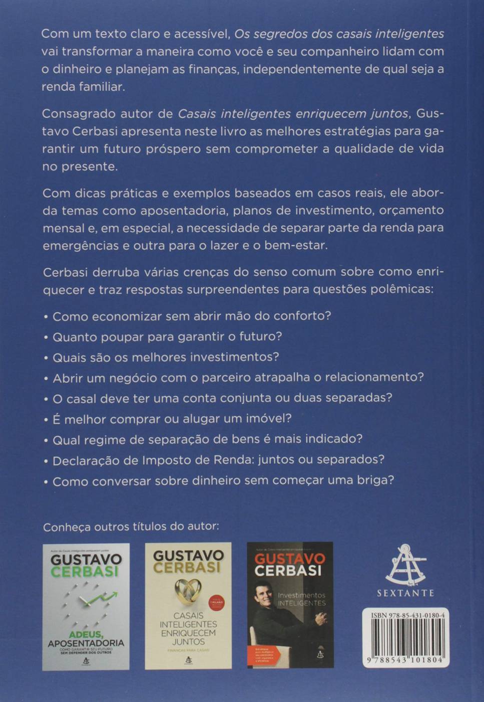 Os Segredos dos Casais Inteligentes - Gustavo Cerbasi