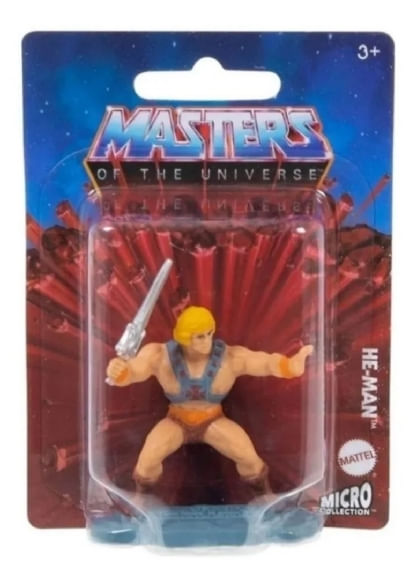 Pack 2 Mini Figs Micro Masters of the Universe - He-Man e Skeletor