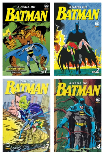 Pack A Saga do Batman - Vols.1 ao 4