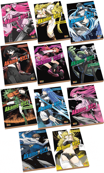 Pack Akame Ga Kill - Vols. 2 ao 12