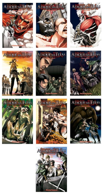 Pack Ataque dos Titãs - Vols. 1 ao 10