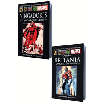 Pack Capitão Britânia, Mundo Distorcido e Vingadores, O Nascimento de Ultron (Obras Completas) - A Coleção Oficial de Graphic Novels Marvel