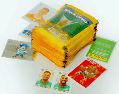 Pack com 50 Envelopes de Figurinhas do Campeonato Brasileiro 2020