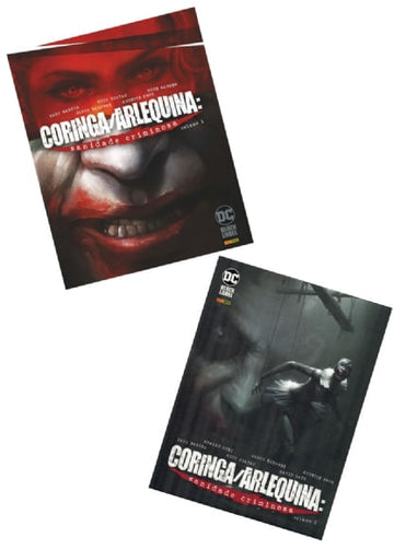 Pack Coringa/Arlequina - Sanidade Criminosa - Vol.1 e 2
