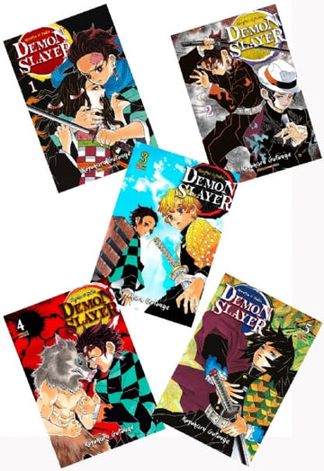 Pack Demon Slayer - Vols. 1 ao 5