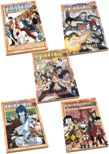 Pack Fairy Tail - Vols.22, 23, 24, 25 e 26