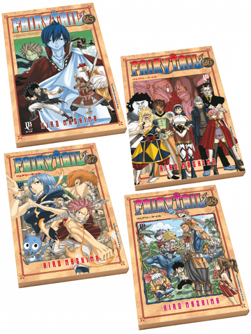 Pack Fairy Tail - Vols.25, 26, 27 e 28