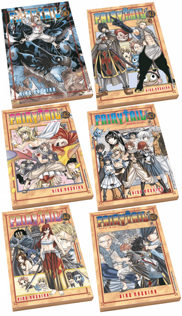 Pack Fairy Tail - Vols.30, 31, 32, 33, 34 e 35