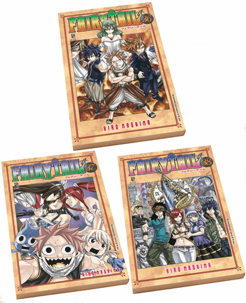 Pack Fairy Tail - Vols.36, 37 e 38
