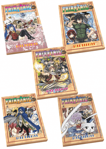 Pack Fairy Tail - Vols.40, 41, 42, 43 e 44