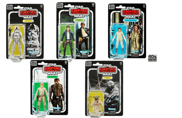 Pack Figuras - Star Wars Episodio 5 - 40 anos do Império Contra Ataca - Han Solo / AT - AT Driver / Princess Leia Organa / Luke Skywalker / Yoda