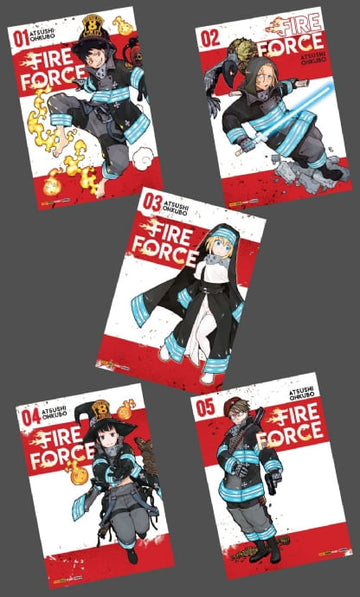 Pack Fire Force - Vols.01 ao 05