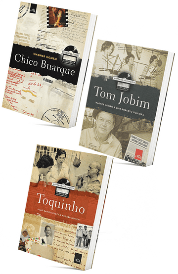 Pack Histórias de Canções - Chico Buarque, Tom Jobim e Toquinho