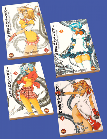 Pack Ikkitousen - Anjos Guerreiros - Vols. 1 ao 4