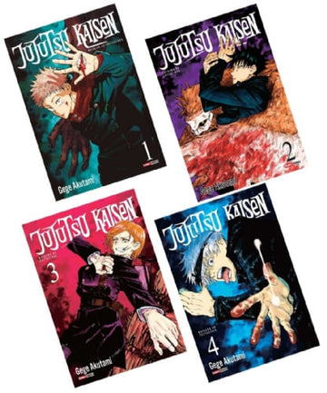 Pack Jujutsu Kaisen - Batalha de Feiticeiros - Vols. 1 ao 4